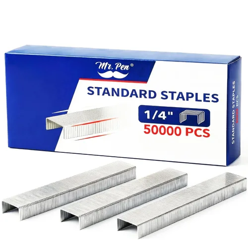 Vista 8 de Mr. Pen - Grapas para grapadora, 3000 grapas estándar, 1/4 pulgada, capacidad de 35 hojas (26/6) 35 Sheet Capacity (26/6), Ideal for Desk