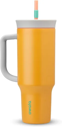Vista 9 de Owala FreeSip - Botella de agua de acero inoxidable, 30 onzas, pastel de comida de ángel Angel Food Cake