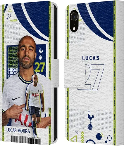 Vista 28 de Head Case Designs Officially Licensed Tottenham Hotspur F.C. Cristian Romero 2022/23 First Team Leather Wallet Case Compatible with Apple iPhone 11