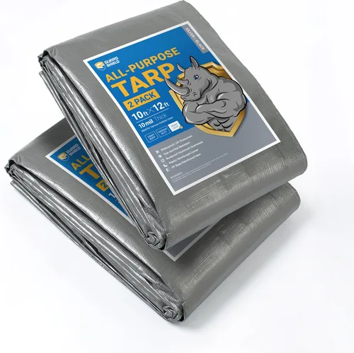 Vista 53 de GUARD SHIELD - Lona resistente, impermeable, de polietileno, gruesa, resistente a los rayos ultravioleta, con ojales, para exteriores, 6 x 8 pies