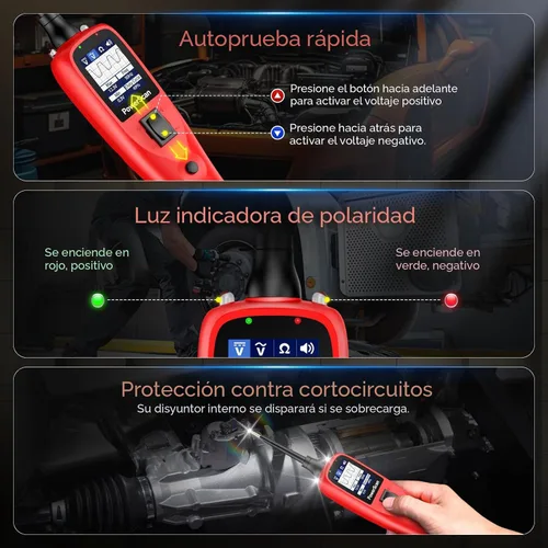 Vista 7 de Autel Probador de circuito automotriz PowerScan, herramienta de sonda
