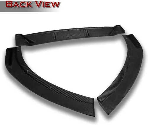 Vista 4 de EPARTS - Juego de 3 piezas de alerón para parachoques delantero, protector de carrocería lateral para barbilla, compatible con Hyundai Genesis Coupe