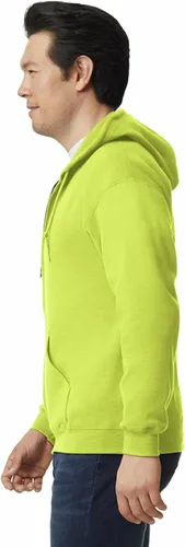 Vista 67 de Gildan Sudadera con capucha y cremallera completa para hombre