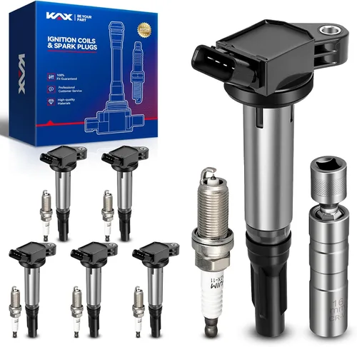 Vista 77 de Bobina de encendido KAX UF434 1 paquete Compatible con Impala, Equinox, G6, Malibu, Silverado 1500, Uplander, Torrent, Lucerne, Express 1500, Sierra