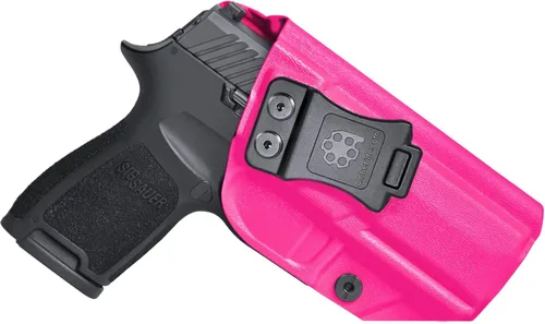 Vista 16 de Amberide IWB Kydex Holster for SIG Sauer P320 Carry/Compact / M18, Concealed Carry, No Optic/No Laser, Adjustable Cant, Secure Retention, Made in