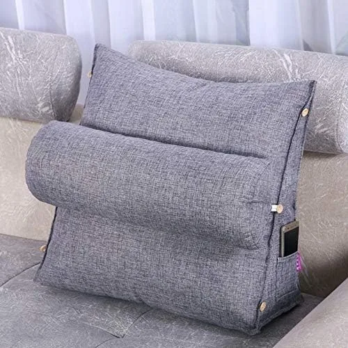Vista 3 de Cojín de cama ajustable para respaldo de TV, lectura de cama, decoración del hogar Café