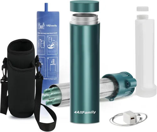 Vista 11 de Estuche de viaje con apagado automático Voyager de 4ALLFAMILY aprobado por la TSA (1–7 bolígrafos de medicación) – Enfriador médico para llevar