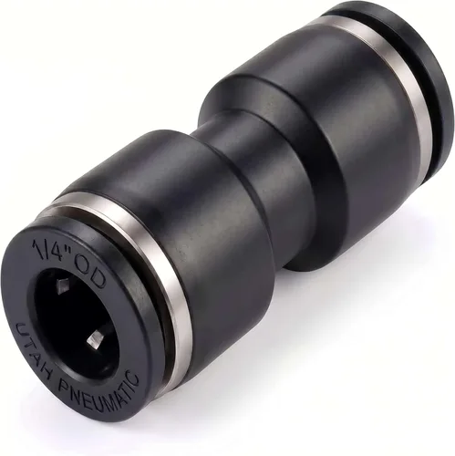 Vista 11 de Utah Pneumatic 1/2 Conexiones de empuje para conectar, codo de aire, línea de aire, unión de línea de aire, accesorios de conexión rápida, codo