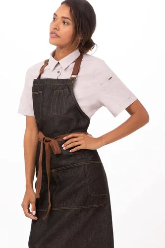 Vista 8 de Chef Works Unisex Memphis Bib Apron