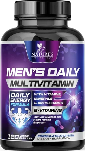 Vista 10 de Multivitamínico para hombres – Once Daily Multivitaminas para hombre – Multivitaminas completas con biodisponibilidad óptima de vitaminas