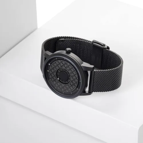 Vista 5 de EUTOUR Reloj magnético para hombre Magneto con pulsera de malla de acero inoxidable de 1.575in