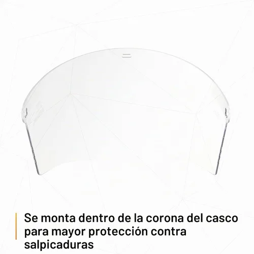 Vista 7 de 3M H8A Combinación de Arnés de Cabeza con Trinquete y Visera Protector Facial Transparente, Sistema Completo de Seguridad de Arnés de Cabeza