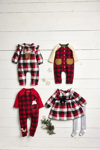 Vista 2 de Mud Pie Papá Noel para bebé niño