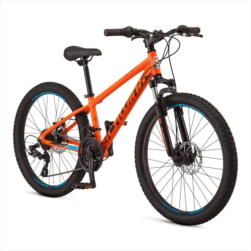 Vista 13 de Schwinn High Timber - Bicicleta de montaña para jóvenes y adultos hombres mujeres niños niñas, ruedas de 24 a 29 pulgadas, 7 o 21 velocidades
