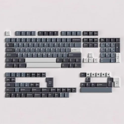 Vista 13 de Sumgsn 173 Teclas Doubleshot Keycaps Perfil Cherry Set de Teclas Apes Barra Espaciadora 7u Compatible con 61/64/87/104/108 Interruptores Cherry Mx
