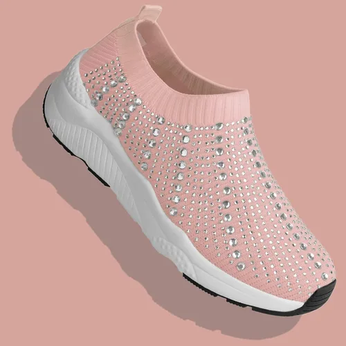 Vista 6 de Footsuite Womens Walking Shoes Slip on Sock Sneakers Casual Platfoam Loafer Mesh Tennis Sneakers Ladies Nurse Fashion Summer Non-Slip Standing