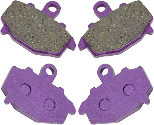 Vista 4 de ROADFAR Pastillas de freno traseras para Kawasaki ER-6N/GPz1100, para Kawasaki Ninja 1000/650/650R/ZX10R/ZX6R/ZX9R, para Kawasaki Versys 650