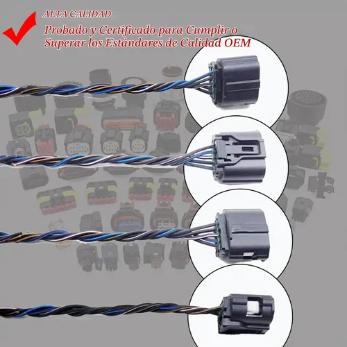 Vista 3 de Sensor de flujo de aire masivo Medidor MAF arnés conector enchufe 22204-31020 para Toyota Venza Highlander Matrix Avalon RAV4 Camry Corolla Sienna