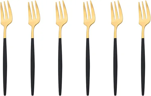 Vista 9 de Juego de cubiertos de espejo de 30 piezas de acero inoxidable 18/0, utensilios de cocina para cena, postre, pastel, té, café, vajilla para 6