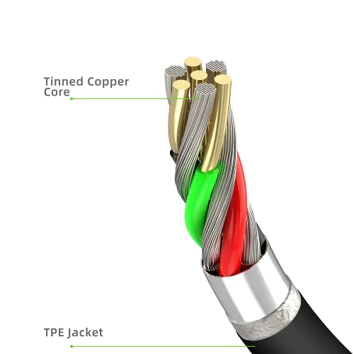 Vista 4 de BUDI Cargador para iPhone 4S - Cable de sincronización de 30 pines para iPhone 4/4S/3G/3GS, iPad 1/2/3, iPod Touch y Nano - Negro