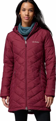 Vista 13 de Columbia Chaqueta larga con capucha Heavenly para mujer Verde (Stone Green)