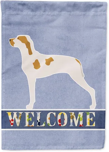 Vista 117 de Caroline's Treasures BB8334GF AIDI Bandera de jardín para perro de montaña del Atlas, bandera de buzón azul, bandera decorativa para patio exterior