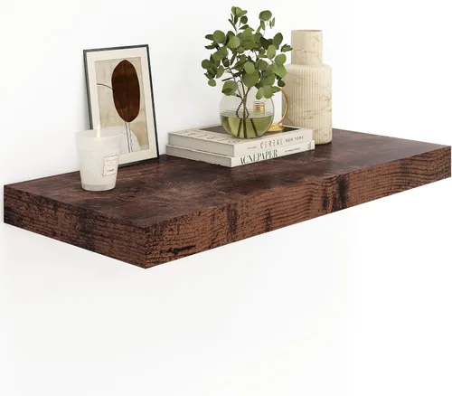 Vista 27 de Heimlove Estantes Flotantes de 12 Pulgadas de Profundidad, Estante de Pared de 12 x 12 Pulgadas de Largo, Estante de Exhibición y Almacenamiento
