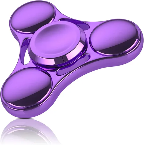 Vista 9 de ATESSON Juguete giratorio para la ansiedad, ultra duradero, de acero inoxidable, de alta velocidad, 3-5 minutos, latón de precisión, de metal