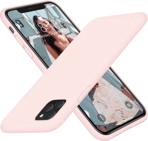 Vista 9 de DTTO Funda compatible con iPhone 11 Pro, serie Romance, funda de silicona cubierta completa [protección mejorada de cámara y pantalla] con cojín