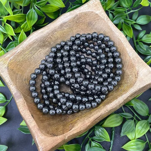 Vista 256 de Gem Avenue Handmade Round Bead Stretch Bracelet Unisex Natural Stone Beaded Jewelry for Men & Women, Elastic Wristband for Daily Wear