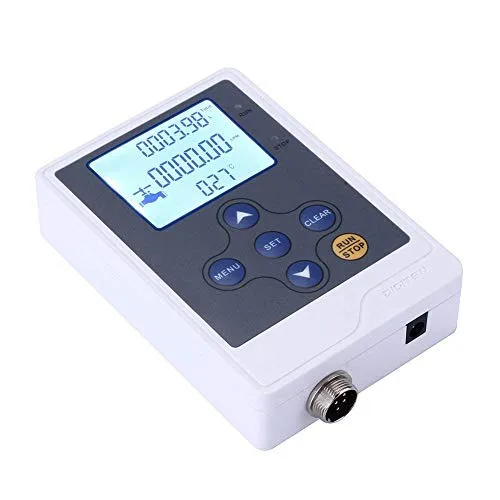 Vista 6 de DIGITEN Medidor de control de flujo de agua con pantalla LCD, controlador cuantitativo de líquidos + medidor de flujo de combustible G3/8 pulgadas