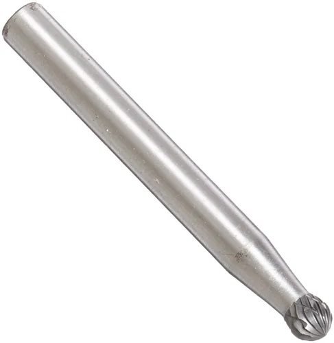 Vista 98 de Drill America SA-1 Rebaba de carburo/lima giratoria cilíndrica de doble corte para amoladora de troquel de 1/4" de diámetro x 5/8" de longitud