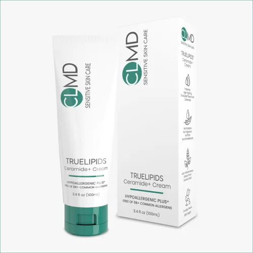 Vista 3 de CLMD TrueLipids Ceramide+ Cream - Soporte de barrera hidratante profunda para pieles sensibles - Hidrata y suaviza - Hipoalergénico, nutritivo