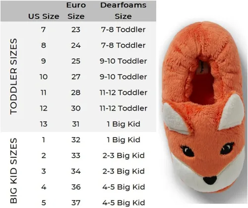 Vista 7 de Kids Toddlers Whimsical Animal Critter Washable Slipper