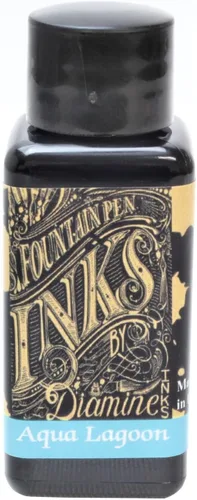 Vista 33 de Tinta embotellada para pluma estilográfica Diamine, 30 ml - Ámbar