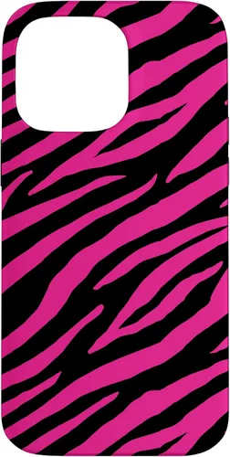 Vista 21 de Pink Black Zebra Stripes Pattern Design Women Girls Case for iPhone 17
