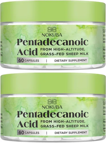Vista 8 de Ácido pentadecanoico C15:0 Suplementos 300mg de leche de oveja de alta altitud 60 cápsulas