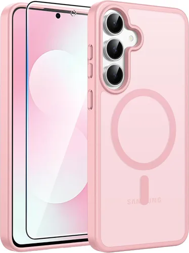 Vista 106 de FNTCASE para Samsung Galaxy Z Fold 7 Estuche Magnético: Funda de Teléfono Celular con Textura Mate Translúcida, Protección contra Caídas de Grado