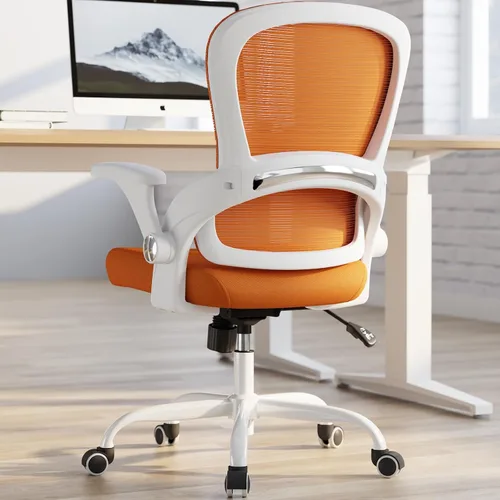 Vista 11 de TRALT Silla de oficina – Silla de oficina ergonómica con soporte trasero, sillas de escritorio de oficina en casa, asiento ancho de 330 libras, Negro
