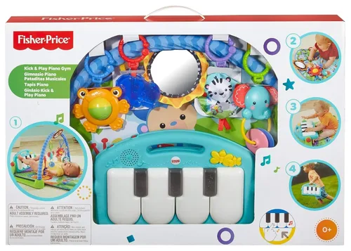 Vista 6 de Fisher-Price Gimnasio de piano Kick 'n Play