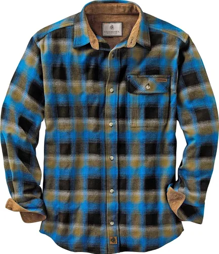 Vista 30 de Legendary Whitetails Camisa de franela de manga larga con botones para hombre, 100% algodón