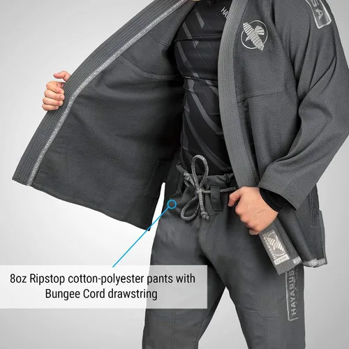 Vista 6 de Hayabusa Gi ligero para Jiu Jitsu
