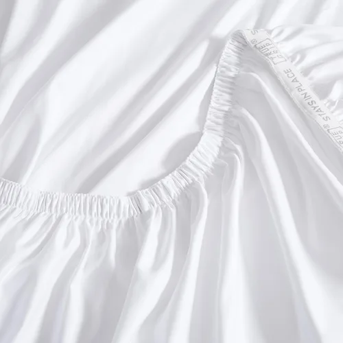 Vista 7 de Linen Closet Juego de sábanas de 1000 hilos de algodón egipcio de 4 piezas, 100% satén de algodón, ropa de cama de lujo con bolsillo profundo de 18