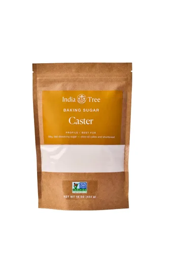 Vista 3 de India Tree Superfine Caster Cane Sugar, paquete de despensa de 1.75 lb