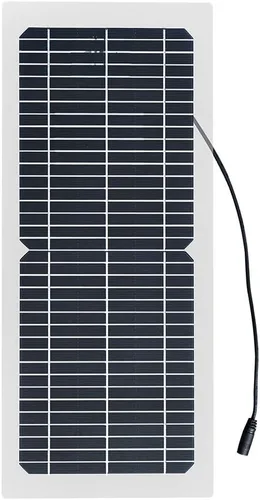 Vista 2 de XINPUGUNAG Kit de panel solar de 18 V 10 W, cargador de batería semi-flexible de célula monocristalina DIY módulo conector DC 12 V 5 V USB