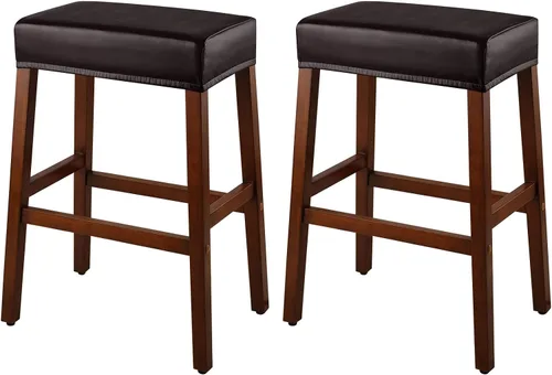 Vista 40 de YISUN Fundas de taburete rectangulares, paquete de 2 fundas elásticas impermeables para asiento de silla de montar, taburetes de bar, sillas de bar