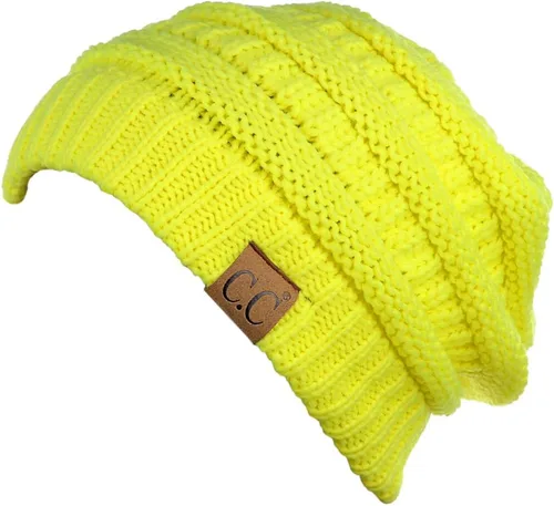 Vista 585 de C.C Trendy Warm Chunky Soft Stretch Cable Knit Beanie