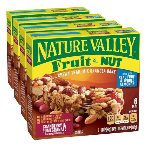 Vista 19 de Nature Valley Barras de granola de frutas y nueces, cereza de chocolate oscuro, 6 unidades, 7.4 onzas