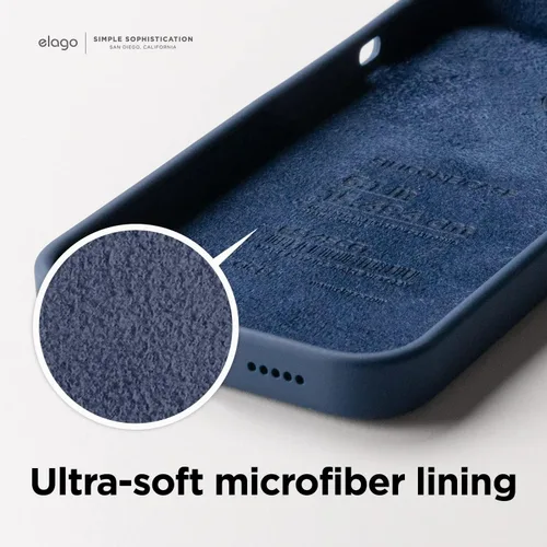 Vista 7 de elago - Funda compatible con iPhone 14, funda de silicona líquida, funda protectora de cuerpo completo, a prueba de golpes, funda delgada