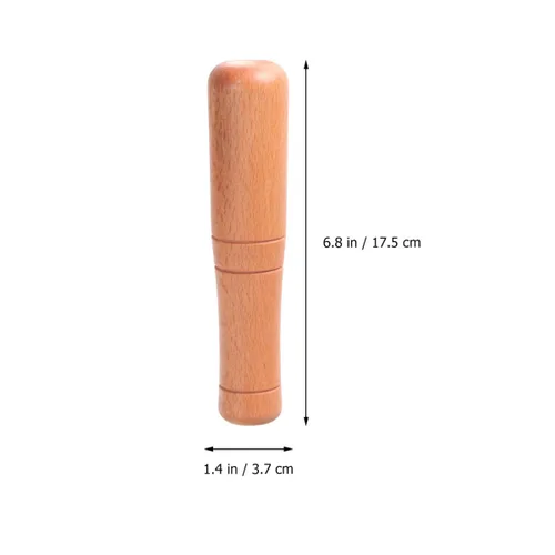Vista 5 de DOITOOL Muddler de madera para cócteles de 6.8 pulgadas – Herramienta profesional de madera para bebidas de frutas Mojitos – Bartender Mashing Stick